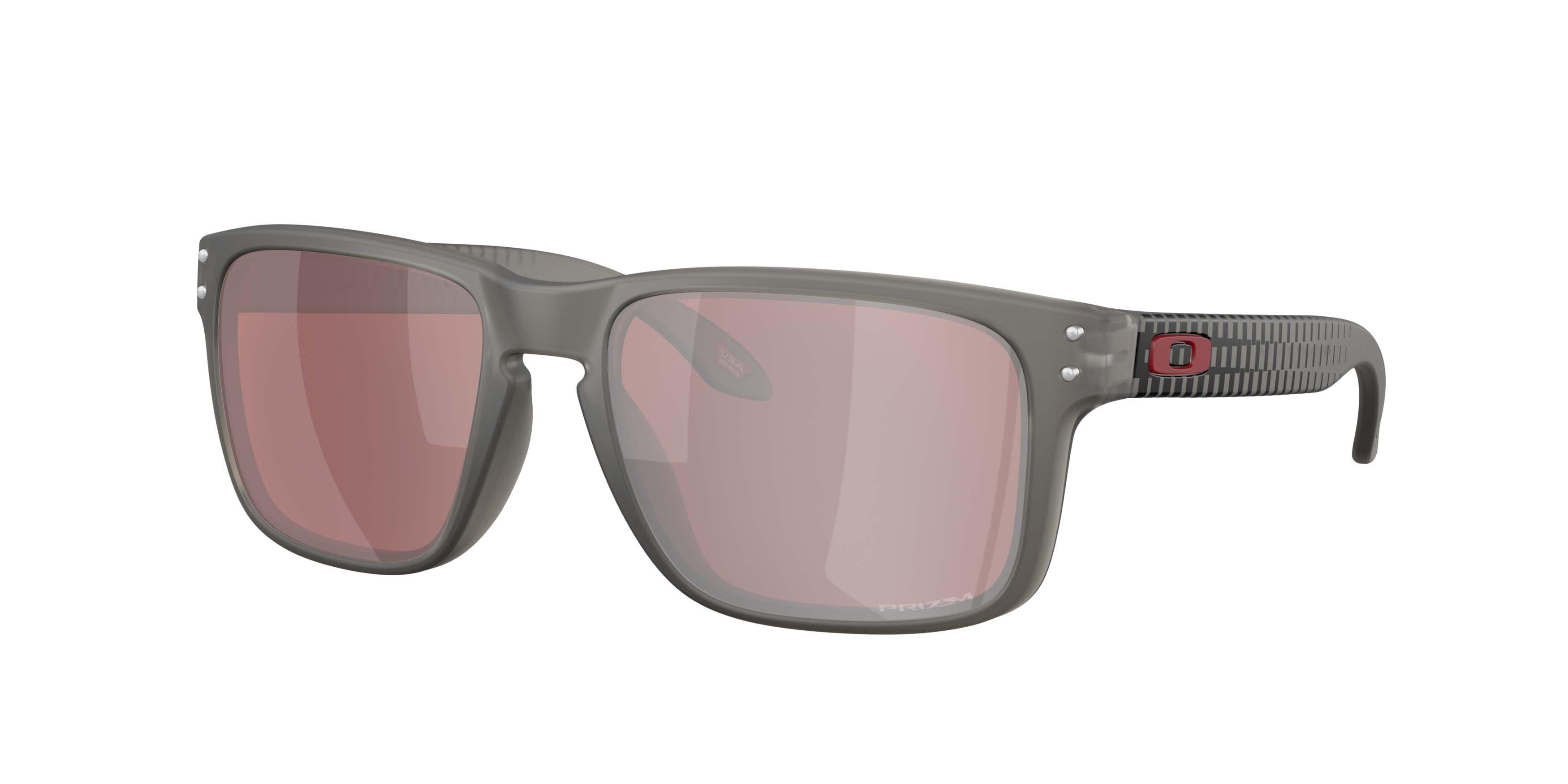 Oakley Holbrook Prizm Snow Black Iridium Sunglasses - Matte Grey Smoke - SMOKE